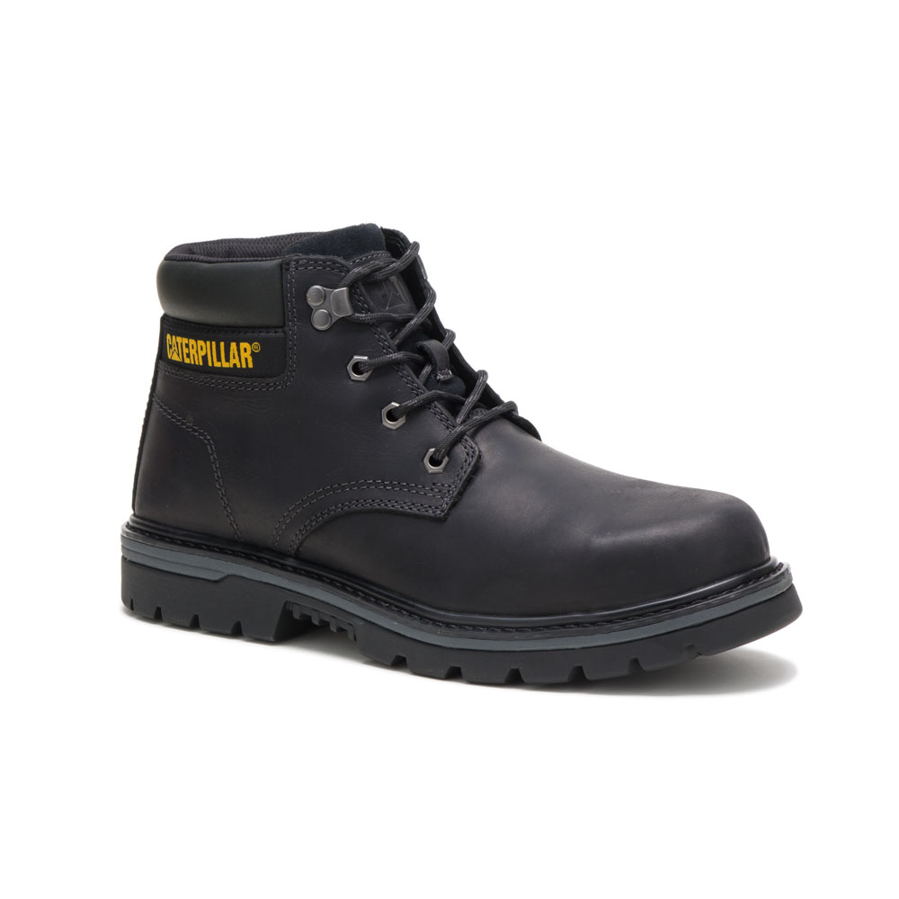 Caterpillar Outbase St Philippines - Mens Safety Boots - Black 81652BIAL